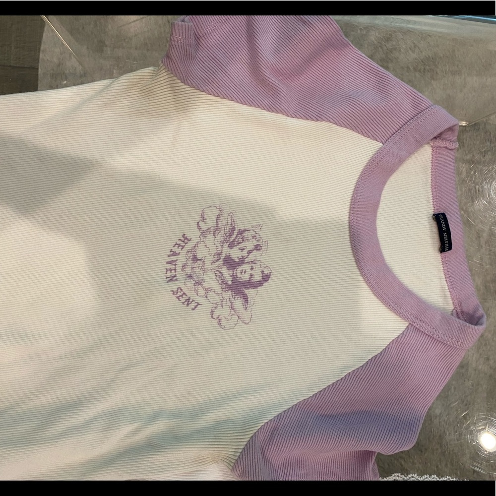 Lilac angel teeshirt from brandy Melville, size xs